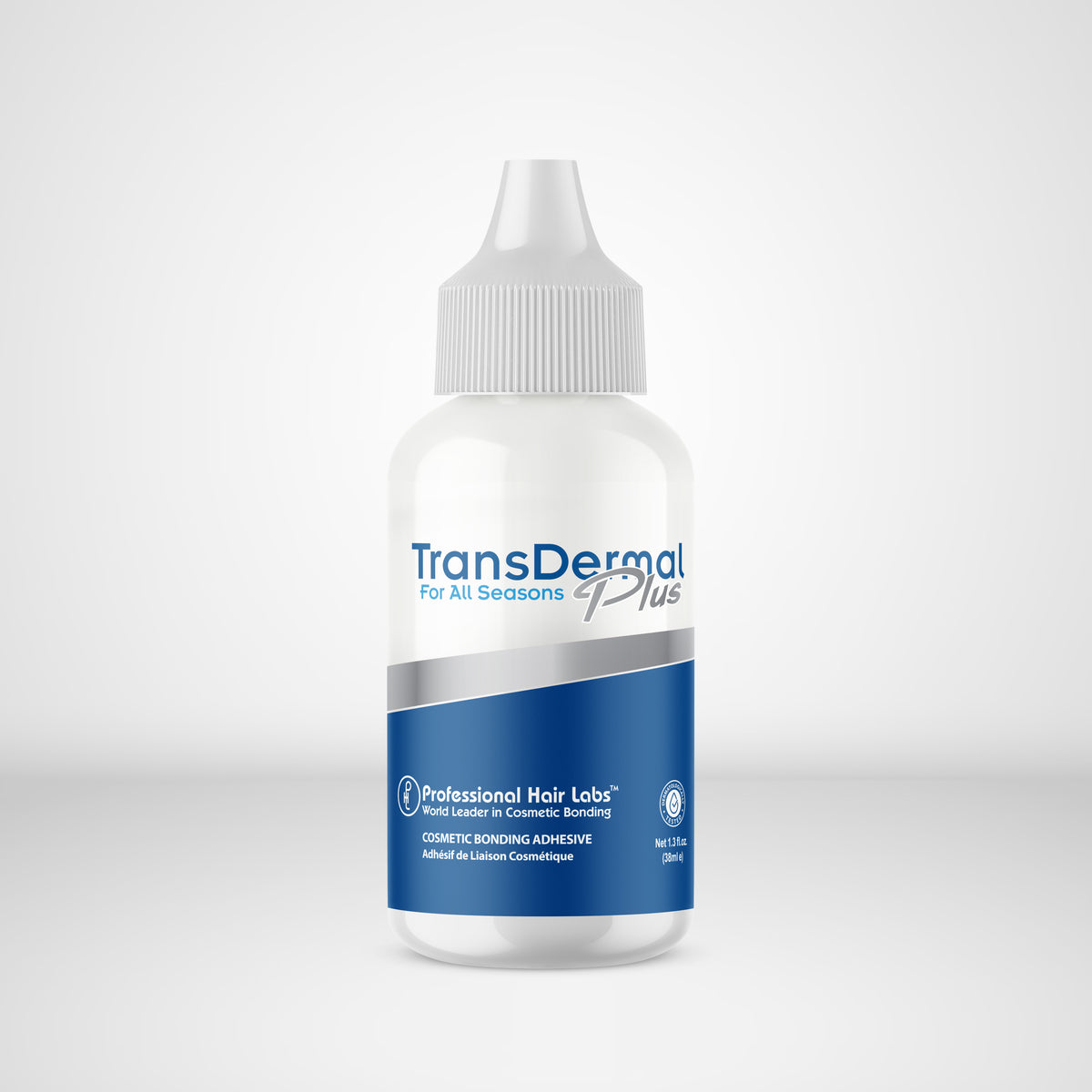 TransDerma Plus bottle on a white background