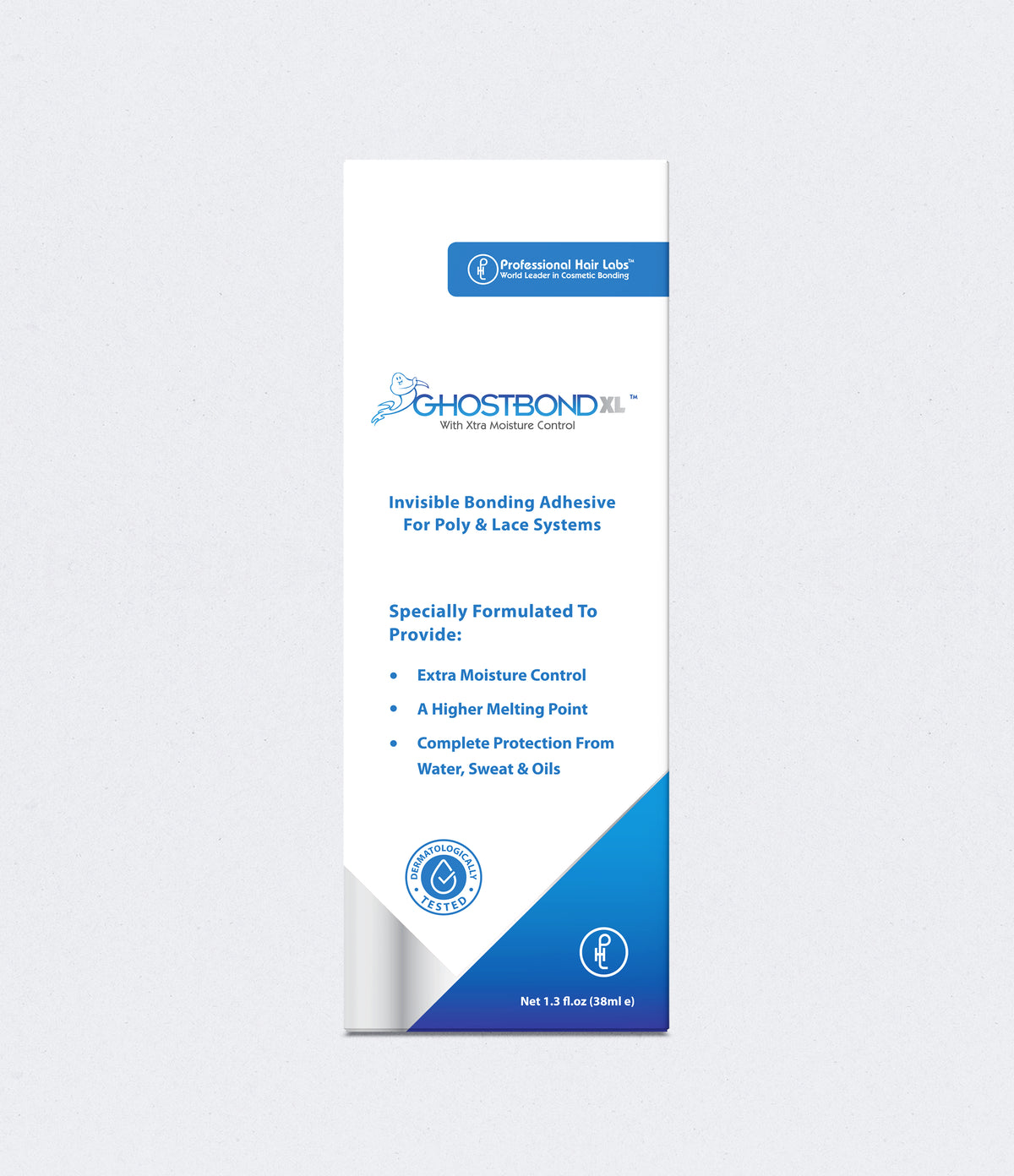 Ghostbond XL adhesive packaging on a white background