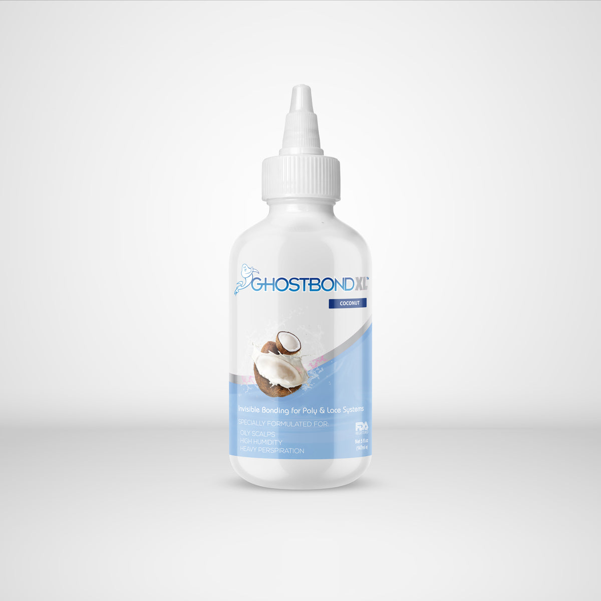 Ghostbond XL coconut bottle on a white background