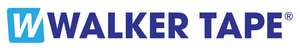 Walker Tape logo with blue and white colors