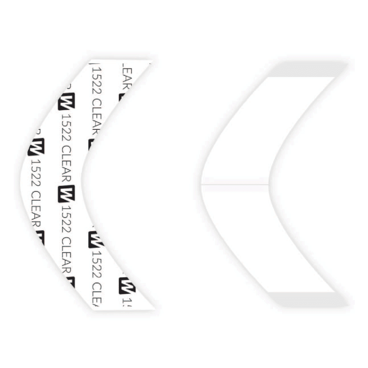 1522 Clear™ Tape Contours - A, 36 Pack image