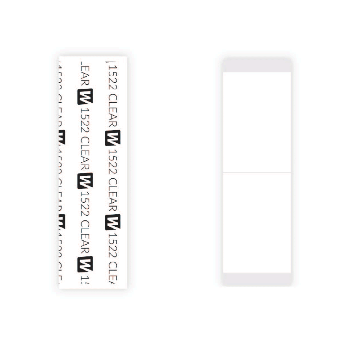 1522 Clear™ Tape Straight Strips image 0