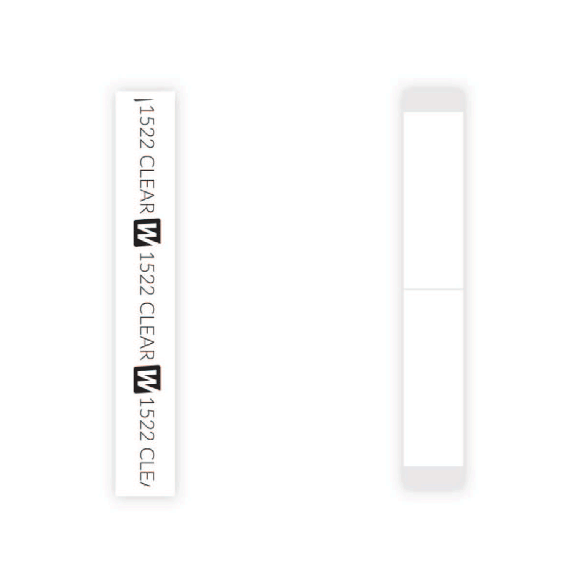 1522 Clear™ Tape Straight Strips - 1/2 inch image
