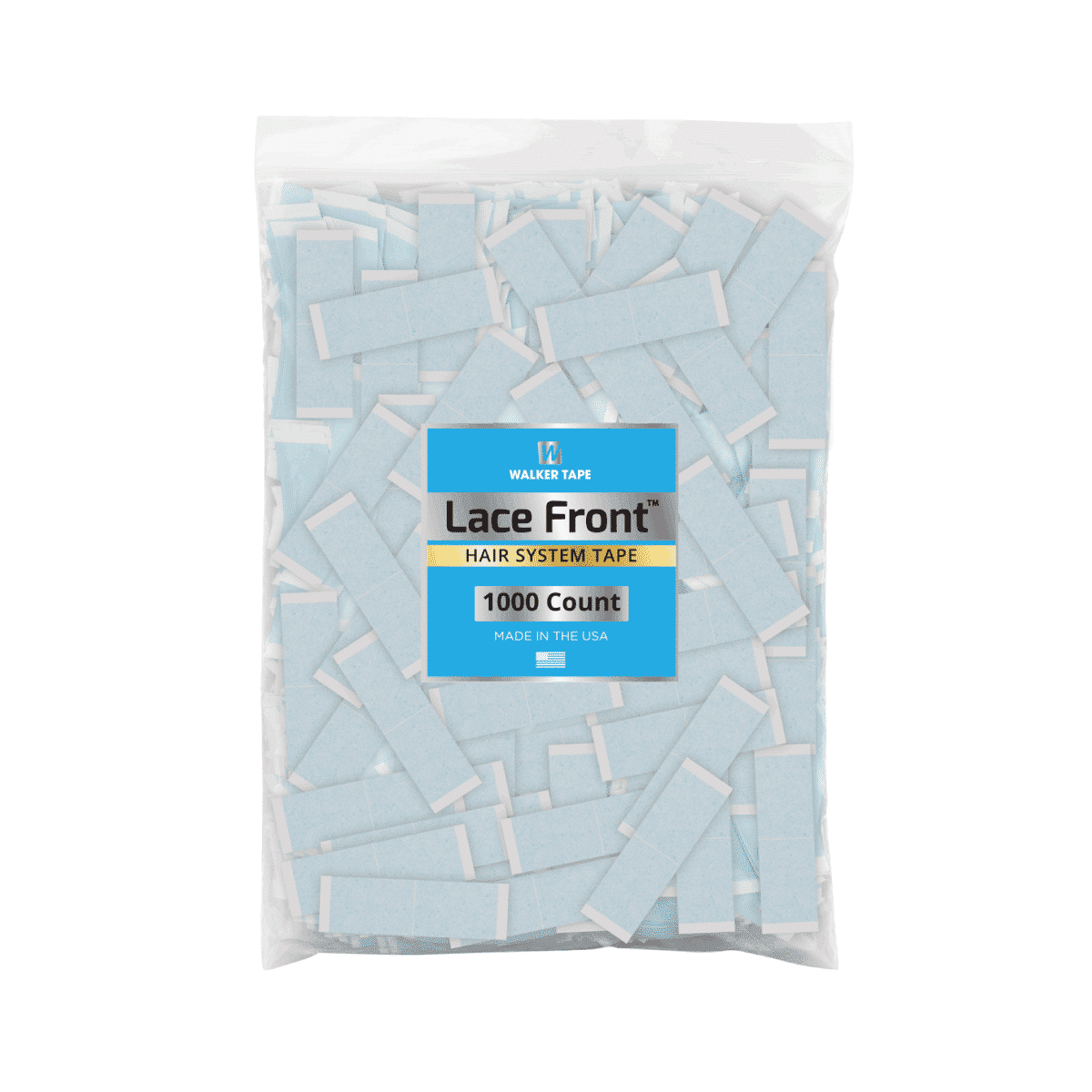 Lace Front™ Tape Straight Strips -1000pc/Bag - 1 inch image
