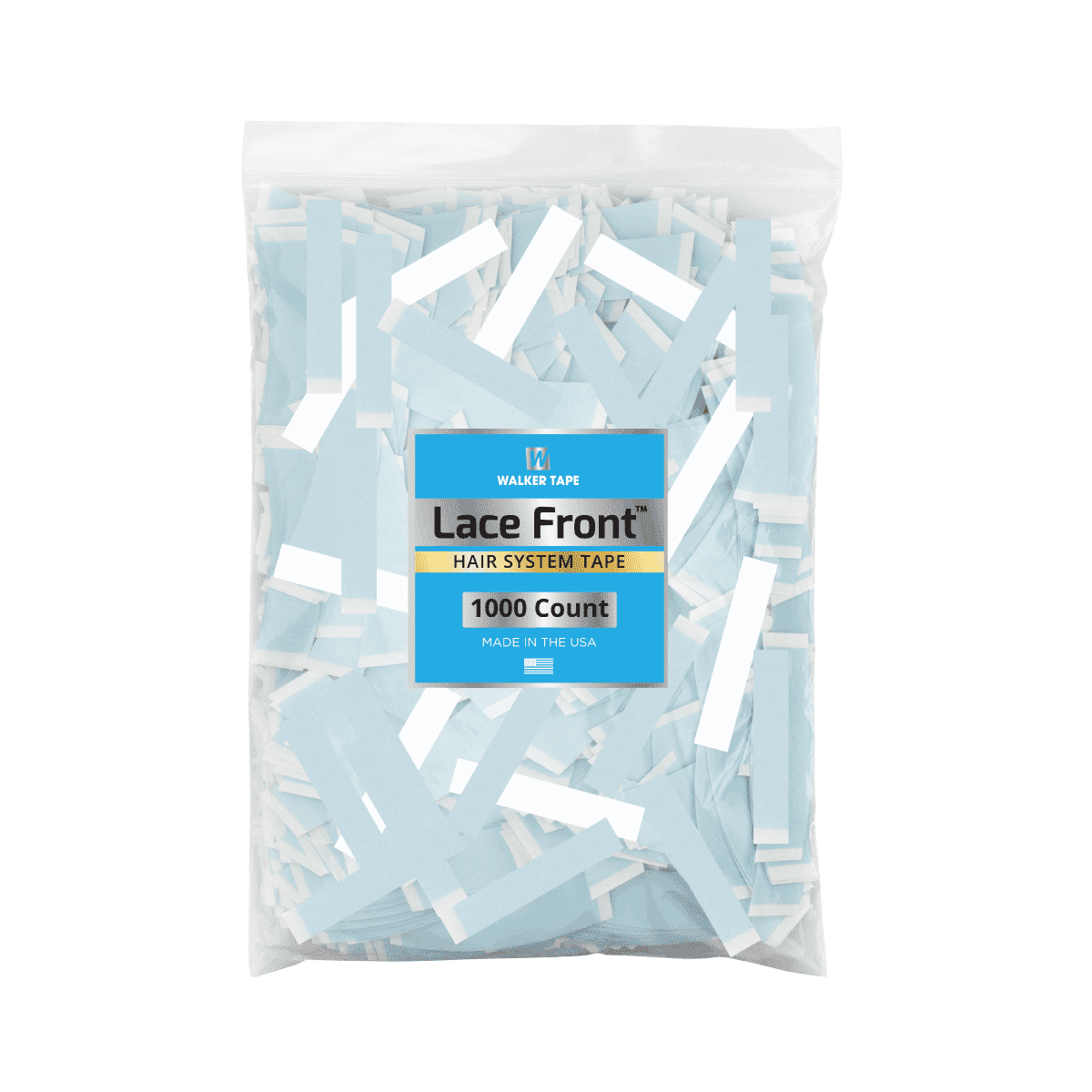 Lace Front™ Tape Straight Strips -1000pc/Bag - 1/2 inch image
