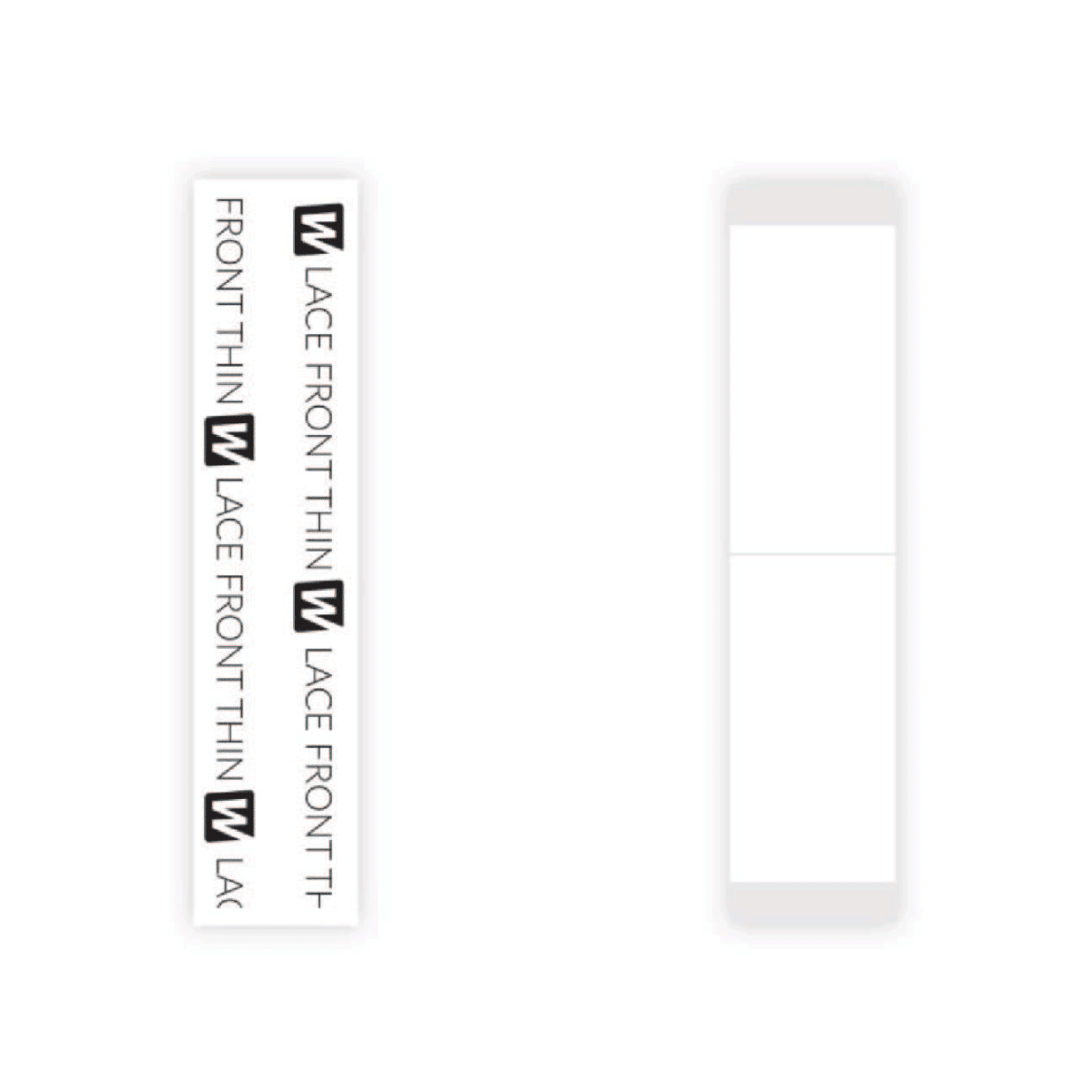 Lace Front Thin™ Tape Straight Strips - 3/4 inch image